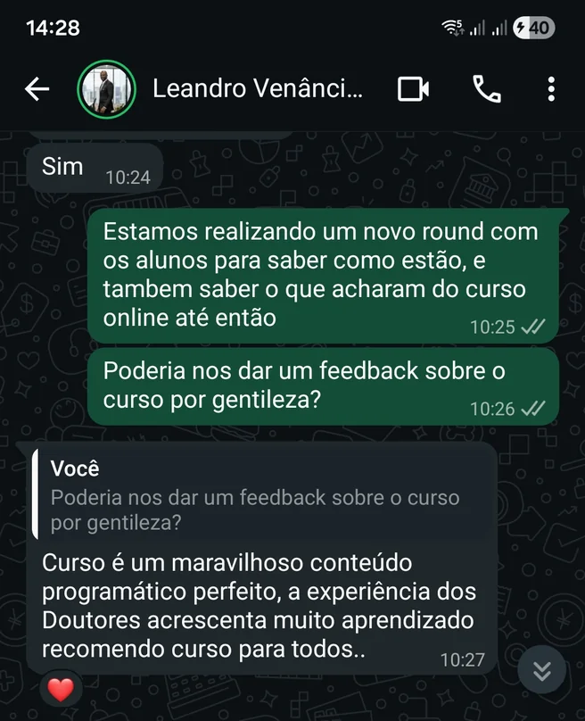Depoimento de Leandro Venâncio