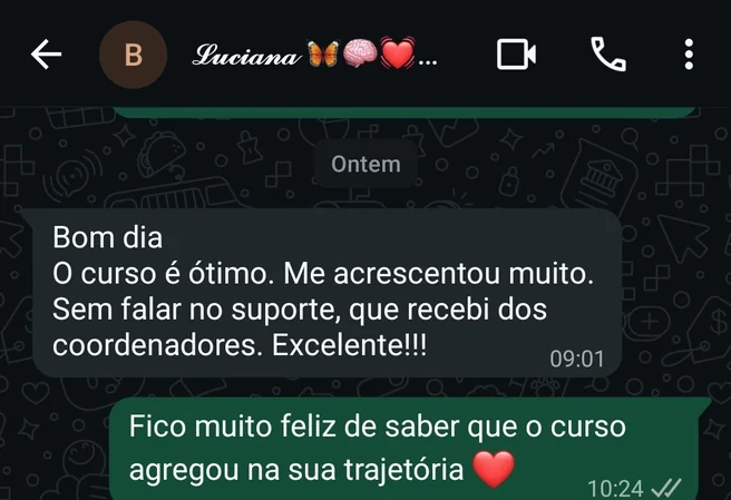 Depoimento de Luciana Braga